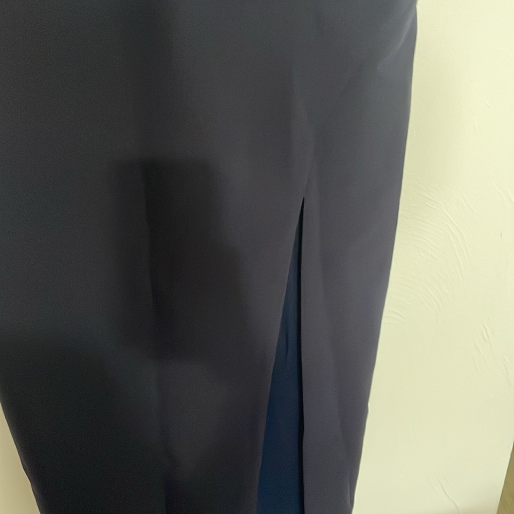 NWT LIKELY Kenrick side slit column gown - Picture 8 of 10
